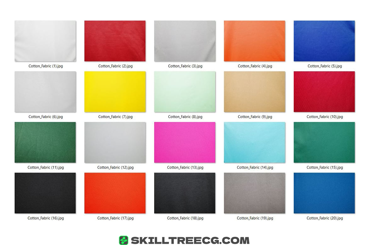 图片[3]-20 Cotton Fabric Texture HQ（941329）-技能树